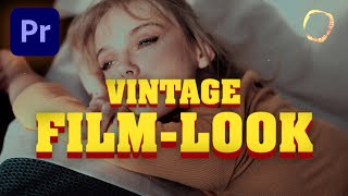 Retro Film Look Effect Tutorial  Premiere Pro and After Effects [upl. by Jaban740]