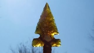 Making Glass Arrowheads HD [upl. by Novej582]