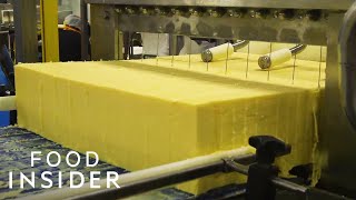 How A 100YearOld Vermont Creamery Makes Cheddar Cheese  Regional Eats [upl. by Eulaliah208]