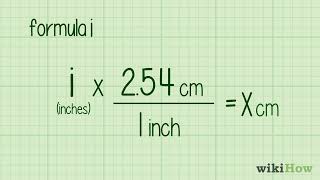 How to Convert Inches to Centimeters [upl. by Ardnasil]