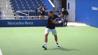 Stan Wawrinka Backhand Slow Motion  ATP Tennis One Handed Backhand Technique [upl. by Aleibarg]