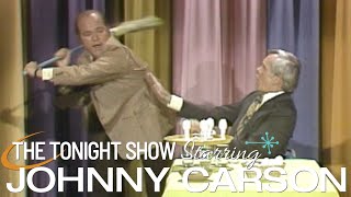 Dom Deluises Egg Trick Does Not Go As Planned  Carson Tonight Show  09261974 [upl. by Nimar582]