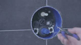 GROHE  Grohtherm 2Handle Thermostatic Trim General Maintenance  Installation Video [upl. by Januisz292]