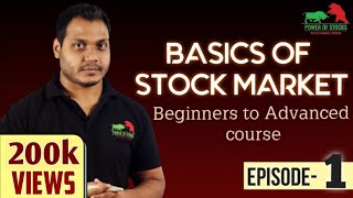 Stock Market Free Course For Beginners To Advanced Episode1 [upl. by Rybma910]