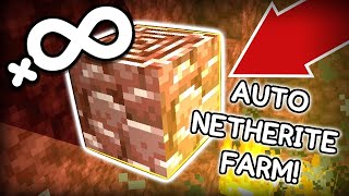 NETHERITE FARM in Minecraft infinite Ancient Debris [upl. by Akiner376]