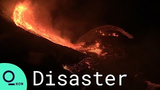 Hawaiis Kīlauea Volcano Erupts Forming Lake of Lava in Halemaumau Crater [upl. by Firestone708]