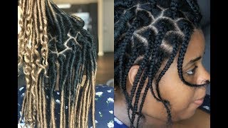 How To  Individual Crochet Goddess Locs Like A Pro  NO CORNROW [upl. by Nahshu]