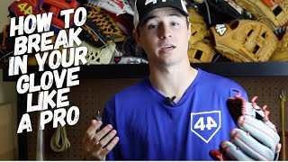 The Best Way to Break in Your 44 Glove  GLOVE GIVEAWAY [upl. by Herstein]