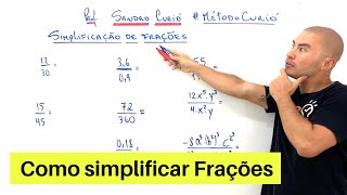 RÁPIDO e FÁCIL  SIMPLIFICAÇÃO DE FRAÇÕES [upl. by Llirred]