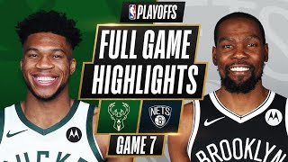 3 BUCKS at 2 NETS  FULL GAME HIGHLIGHTS  June 19 2021 [upl. by Coltin533]