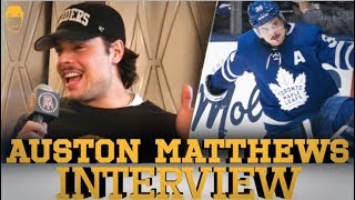 Spittin Chiclets Interviews Auston Matthews  Full Interview [upl. by Jeremias]