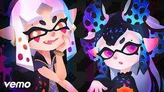 ♪ Inkopolis Bay Nights ♫ CoralStar ᴄᴏʟʟᴀʙ  Caitlin Koi Lyric Video [upl. by Ahsirak187]