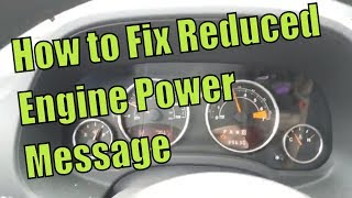 P2101 Reduced Engine Power Message quotHeres What to Doquot [upl. by Orabelle166]