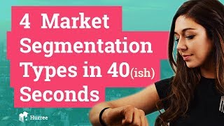 4 Market Segmentation Types in 40ish Seconds [upl. by Dyer]