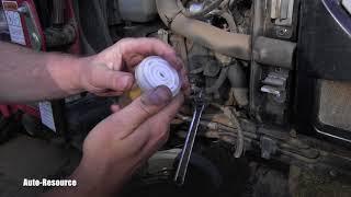 Mahindra Tractor  How to replace Fuel Filter [upl. by Ahsiat373]