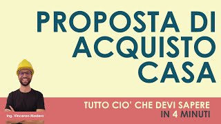 proposta di acquisto casa consigli [upl. by Niltyak]