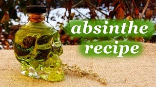 How to make absinthe homemade alcoholic drink [upl. by Ennaitsirk]