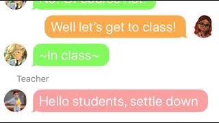 PART 1  Marinette joins the school  Miraculous Texting Story [upl. by Gibun]