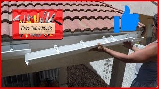 Como Instalar Canaletas de vinil o pvc para aguas lluvias  How to Install Gutters [upl. by Hamian]