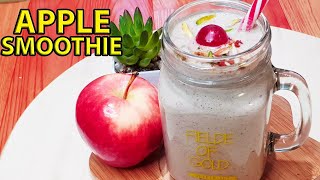 Home Made Apple Milkshake Recipe  Healthy Apple Smoothie Recipe  Online Kitchen  WOW Recipes [upl. by Reece]