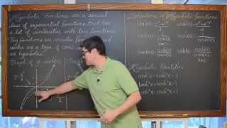 Hyperbolic Functions Introduction 6 Ex Calculus 1 PLEASE READ DESCRIPTION [upl. by Pain]