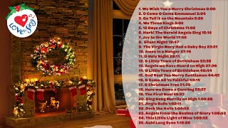 25 Popular Christmas Songs and Christmas Carols 🔥 Fireplace Christmas Music Playlist [upl. by Coonan]