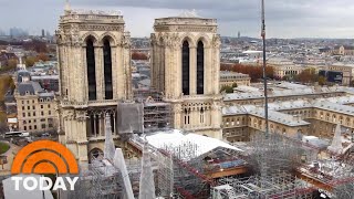 Take An Exclusive Tour Of The Notre Dame Cathedral Restoration Project [upl. by Ebocaj]