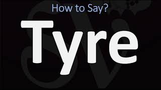 How to Pronounce Tyre BIBLE Lebanon [upl. by Leirej]