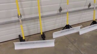 quotTHE SNOWPLOWquot Snow Shovel 48 inch amp 36 inch overview comparison [upl. by Pritchett79]