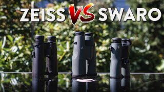 Binocular Review Zeiss Victory SF 10x42 vs Swarovski NL Pure 12x42 vs Swarovski SLC 15x56 [upl. by Cassy101]