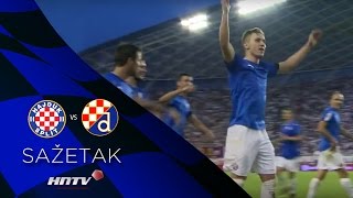 HNTV sažetak HAJDUK vs DINAMO 04 2kolo MAXtv Prva liga 1617 [upl. by Barbur]