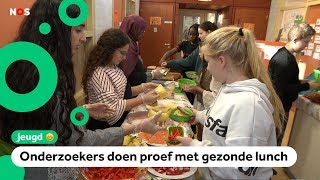 Eten op school eigen eten mee of lunch van school [upl. by Ayekan]