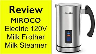 Review Miroco Milk Frother  How to make froth milk at home [upl. by Renrag]