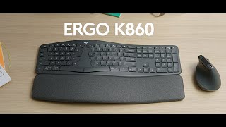 ERGO K860 Ergonomic Split Keyboard [upl. by Eirahs]