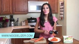 Top Vegetable Slicer Spiralizer NOODELIZER Zucchini Noodles For Vegetarian Recipes [upl. by Arymas]