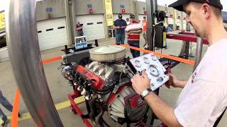 Modern Chevrolets LSX 454 crate engine at Charlotte AutoFair [upl. by Okiron]