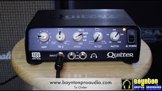 Quilter 101 Mini Head Amp Demo [upl. by Eessac993]