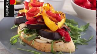 Peppadew® Piquanté Pepper Veggie Sandwich Recipe [upl. by Aicirt]