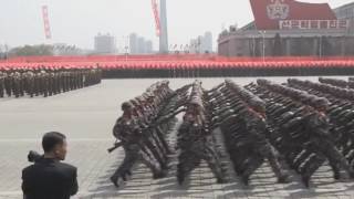 Coreia do Norte  Parada Militar de 2017 imagens exclusivas [upl. by Schaeffer]