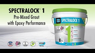 SPECTRALOCK 1 PreMixed Grout Installation and Cleaning Demo [upl. by Laban89]