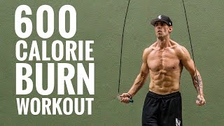 600 Calorie Burn Jump Rope Workout [upl. by Bradway]