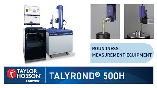 Roundness Measurement Equipment  Taylor Hobson Talyrond 500H series [upl. by Namzzaj]