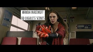 Wanda Maximoff Logoless Scenes 1080p  Age of Ultron Edition [upl. by Anatole675]