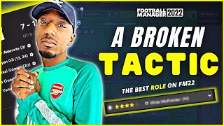 A BROKEN 442 FM22 TACTIC BEST FM22 ROLE  FM22 TACTICS  FOOTBALL MANAGER 2022 [upl. by Ligriv]