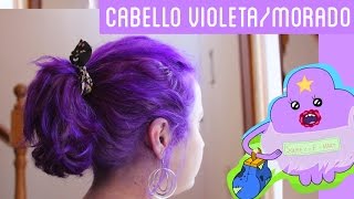 ✺ Cabello violeta morado Tutorial con decoloración Otowil Violeta [upl. by Dragde796]