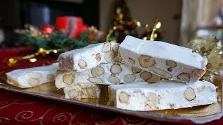 Torrone morbido fatto in casa  Le video ricette di Lara [upl. by Latrina]