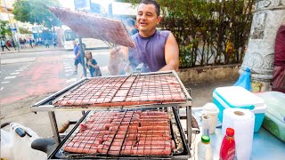 Street Food in Brazil  RIO DE JANEIRO Brazilian Food  Attractions in Rio Brazil [upl. by Ahsam]