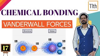 Chemical Bonding । Class 11L17 । Vanderwaal forces । Metallic bond [upl. by Zeiger102]