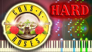 GUNS N ROSES  PARADISE CITY  Piano Tutorial [upl. by Cerelia]