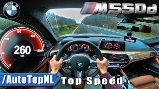 BMW M550d xDrive G30 AUTOBAHN POV  ACCELERATION amp TOP SPEED  by AutoTopNL [upl. by Ateuqal97]